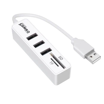 USB Hub 2.0 Multi USB 2.0 Hub USB Splitter TF SD Card Reader All In One For PC Computer Accessories
USB Hub 2.0 Multi USB 2.0 Hub USB Splitter TF SD Card Reader All In One For PC Computer Accessories