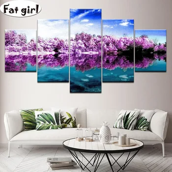 Lake reflection 5D DIY Diamond Painting Purple landscape trees home decor Winter scenery cross stitch embroidery hand drill 
Lake reflection 5D DIY Diamond Painting Purple landscape trees home decor Winter scenery cross stitch embroidery hand drill