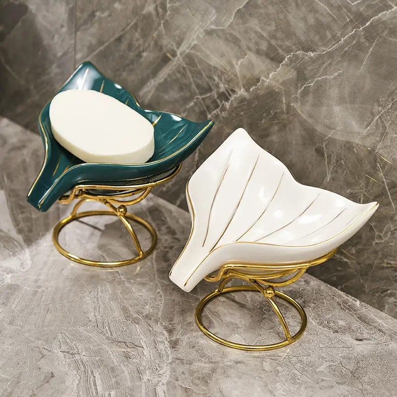 Modern Metal Base Ceramic Tray Soap Box Adornments Household Bathroom Punch-free Drainable Soap Tray Storage Rack Accessories
Modern Metal Base Ceramic Tray Soap Box Adornments Household Bathroom Punch-free Drainable Soap Tray Storage Rack Accessories