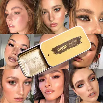 Blue ZOO Brows Makeup Gel Soap Brows Kit Long Lasting Eyebrow Setting Gel Waterproof Eyebrow Tint Pomade Cosmetics