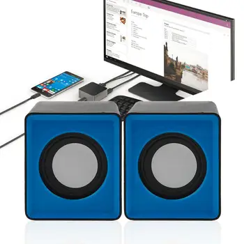 HobbyLane One Pair Mini Stereo USB 2.0 Music Speaker Portable for Computer Desktop Square-shaped d20
HobbyLane One Pair Mini Stereo USB 2.0 Music Speaker Portable for Computer Desktop Square-shaped d20