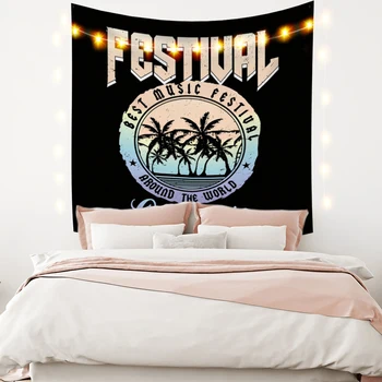 Cassisy Summer Time Fashion Tapestry Tropical Leaves Best Music Festival Sunset California Polyester Wall Hangings Home Decor
Cassisy Summer Time Fashion Tapestry Tropical Leaves Best Music Festival Sunset California Polyester Wall Hangings Home Decor
