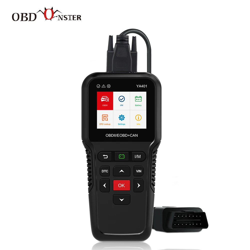 Car OBDII Engine code Reader YA401 Scanner Tool Full OBD2 Function battery check PK CR3001 KW850 CR3008 ELM327 Auto Code scanner
Car OBDII Engine code Reader YA401 Scanner Tool Full OBD2 Function battery check PK CR3001 KW850 CR3008 ELM327 Auto Code scanner
