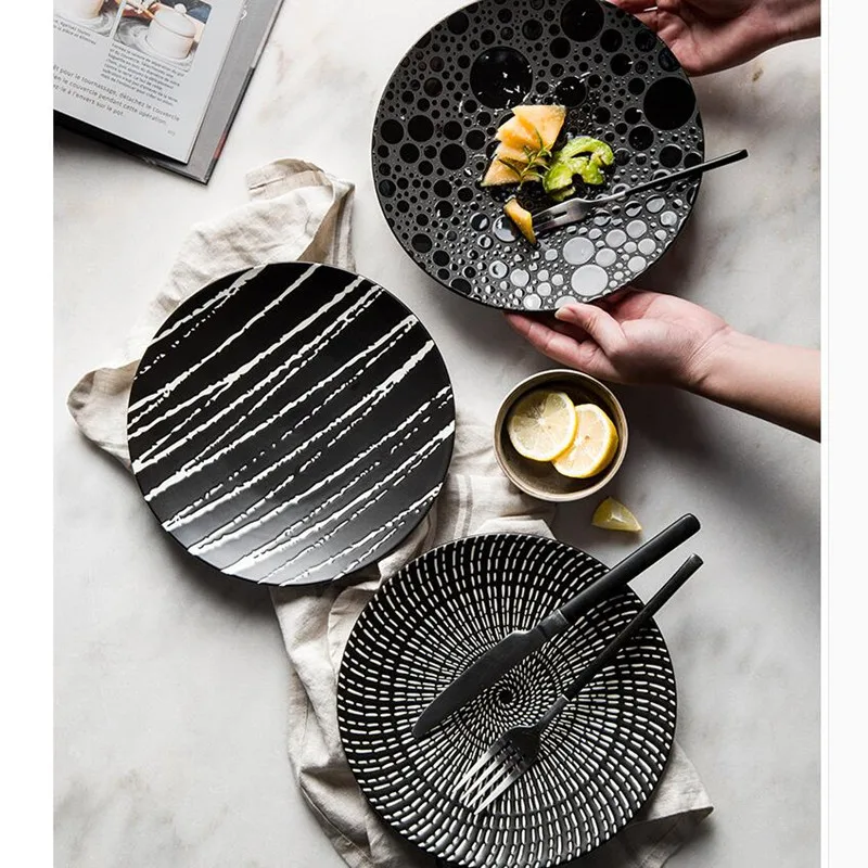 WSHYUFEI Nordic ceramics Breakfast plate Steak Fruit Plate Western plate cake dessert spices plate Home kitchen dinner plate
WSHYUFEI Nordic ceramics Breakfast plate Steak Fruit Plate Western plate cake dessert spices plate Home kitchen dinner plate