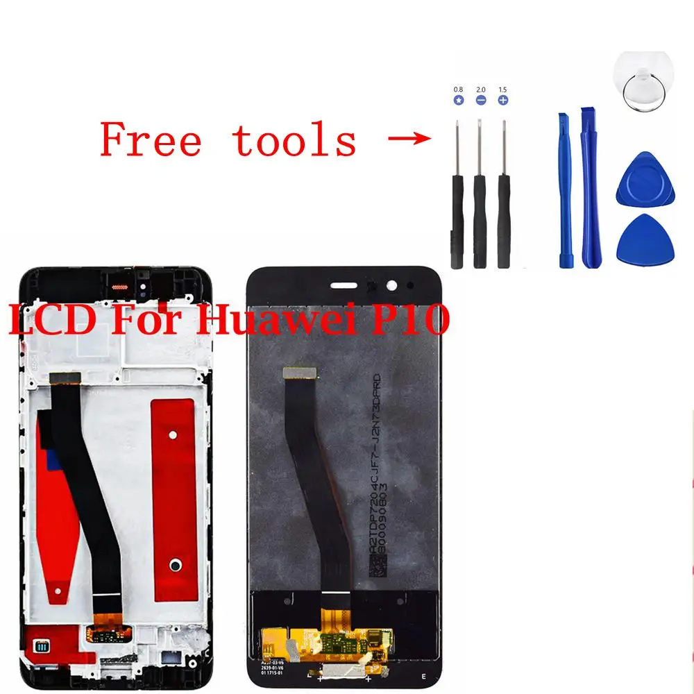 100% Original Display with Frame Replacement For Huawei P10 LCD Touch Screen Digitizer Assembly VTR-L09 VTR-L10 VTR-L29
100% Original Display with Frame Replacement For Huawei P10 LCD Touch Screen Digitizer Assembly VTR-L09 VTR-L10 VTR-L29