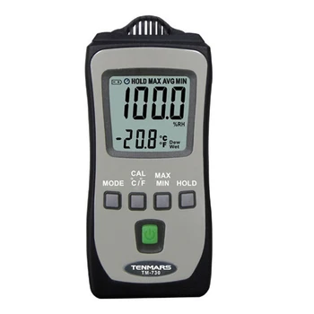 TENMARS TM-730 Temperature/ Humidity Meter Use For Humidity, Temperature, Wet bulb and Dew point.
TENMARS TM-730 Temperature/ Humidity Meter Use For Humidity, Temperature, Wet bulb and Dew point.
