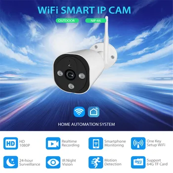 Timethinker Tuya Wifi Smart Camera Security Outdoor IP65 Wireless Work With Amazon Alexa Echo Google Home 1080P IP HD 2MP Video
Timethinker Tuya Wifi Smart Camera Security Outdoor IP65 Wireless Work With Amazon Alexa Echo Google Home 1080P IP HD 2MP Video