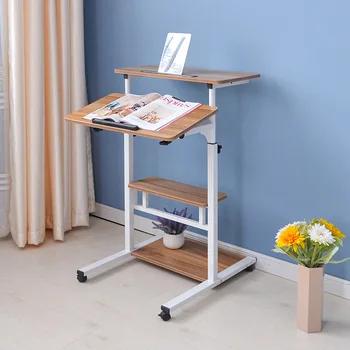 Ergonomic Standing Computer Desk Movable Wooden Laptop Desk for Office Work Gaming Desk Book Storage Fast Shipping
Ergonomic Standing Computer Desk Movable Wooden Laptop Desk for Office Work Gaming Desk Book Storage Fast Shipping