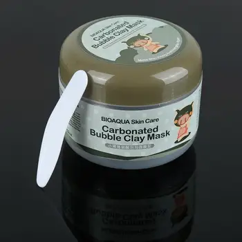 Pore Cleansing Facial Mask Mud 100ml Collagen Nourishing Mask Carbonated Bubble Clay Mask Moisturizing Brighten Skin Care TSLM1