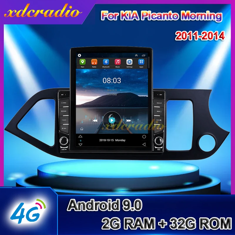 Xdcradio 10 4 "Android 9 0 для KIA Picanto Morning RHD автомобильное радио Automotivo Автомобильный