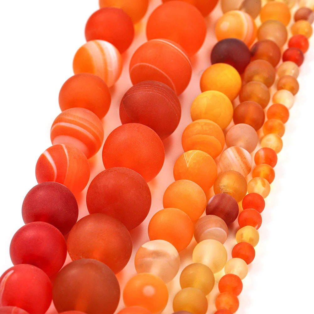 1lot 6-12mm Matte Natural Stone Beads Loose Space Bead Orange Stripes Chalcedony Agates for Bracelet Jewelry Making supplies
1lot 6-12mm Matte Natural Stone Beads Loose Space Bead Orange Stripes Chalcedony Agates for Bracelet Jewelry Making supplies