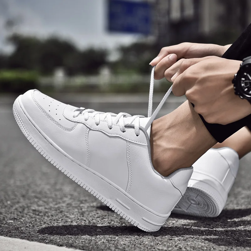 Classic White Shoes Men Shoes Men's Casual Shoes Fashion Sneakers Men Loafers PU Leather Krasovki Breathable Flats Women Shoes
Classic White Shoes Men Shoes Men's Casual Shoes Fashion Sneakers Men Loafers PU Leather Krasovki Breathable Flats Women Shoes