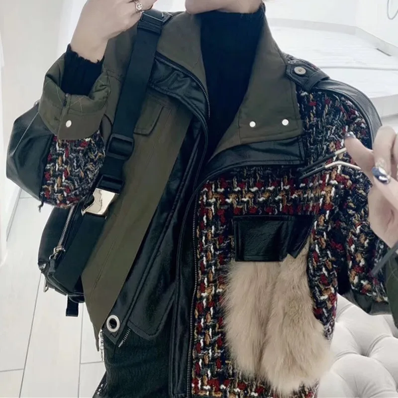 2020 winter models net red same paragraph collar loose loose stitching tooling cotton jacket jacket cotton jacket
2020 winter models net red same paragraph collar loose loose stitching tooling cotton jacket jacket cotton jacket