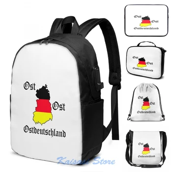 Funny Graphic print East East East Germany USB Charge Backpack men School bags Women bag Travel laptop bag
Funny Graphic print East East East Germany USB Charge Backpack men School bags Women bag Travel laptop bag