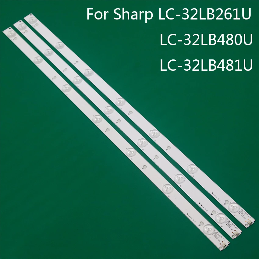 LED TV Illumination For Sharp LC-32LB261U LC-32LB480U LC-32LB481U LED Bar Backlight Strip Line Ruler GJ-2K15 D2P5 D307-V1 V1.1
LED TV Illumination For Sharp LC-32LB261U LC-32LB480U LC-32LB481U LED Bar Backlight Strip Line Ruler GJ-2K15 D2P5 D307-V1 V1.1