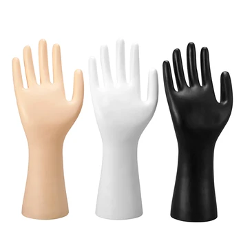 Plastic Right Black Skin And White Male Manneqin Hand For Glove Display 
Plastic Right Black Skin And White Male Manneqin Hand For Glove Display