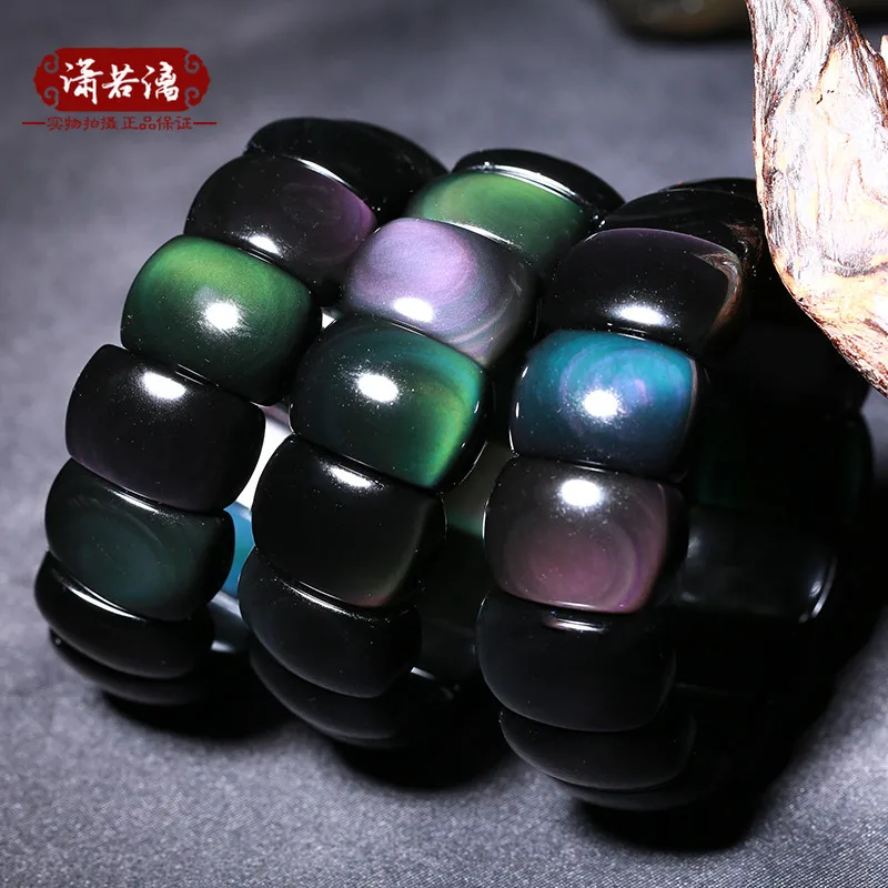 AAA grade rainbow obsidian stone bracelet natural gemstone jewelry bangle for woman for gift wholesale !
AAA grade rainbow obsidian stone bracelet natural gemstone jewelry bangle for woman for gift wholesale !