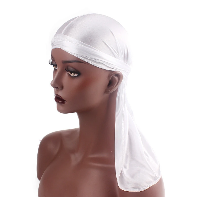 Beach Hat Doo Rags Solid Long-tailed Silky Turban Cap Head Wrap Bandana Headwear Apparel Accessories ZL07
Beach Hat Doo Rags Solid Long-tailed Silky Turban Cap Head Wrap Bandana Headwear Apparel Accessories ZL07