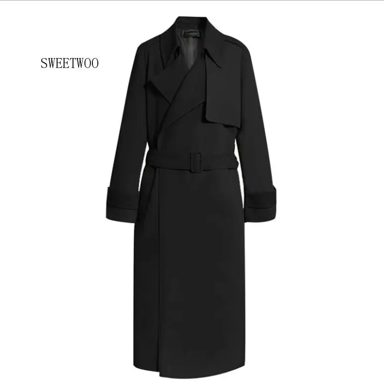 Mid-length knee-length coat 2020 spring lace-up coat jacket female Korean version was thin
Mid-length knee-length coat 2020 spring lace-up coat jacket female Korean version was thin