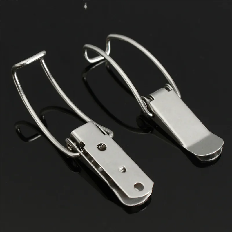 MTSPACE 2pcs/Set Stainless Steel Metal Spring Suitcase Chest Toggle Locking Latch Catch Clasp Hasp Light Box Door Buckle
MTSPACE 2pcs/Set Stainless Steel Metal Spring Suitcase Chest Toggle Locking Latch Catch Clasp Hasp Light Box Door Buckle