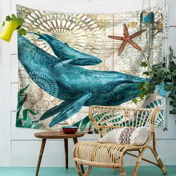 Marine Animal Nordic Style tapestry big art tapestry psychedelic wall hanging beach towel polyester fiber thin blanket yoga
Marine Animal Nordic Style tapestry big art tapestry psychedelic wall hanging beach towel polyester fiber thin blanket yoga