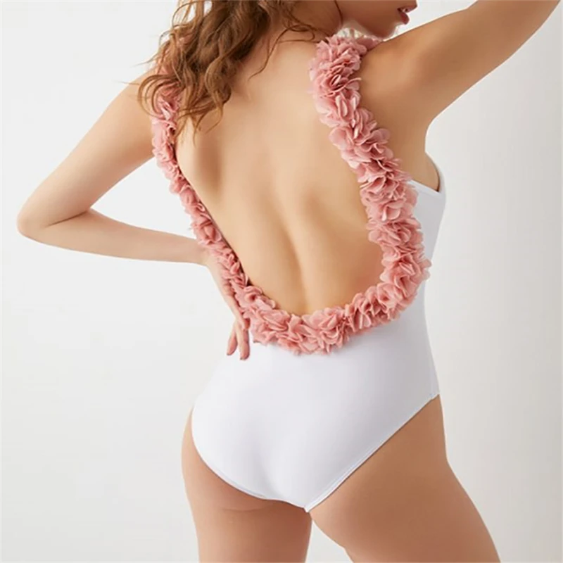 2019 Solid Backless One Piece Swimsuit Decorate Flower Swim Set High Waist Black Bather White Sexy Swimming Suit XYS19067028
2019 Solid Backless One Piece Swimsuit Decorate Flower Swim Set High Waist Black Bather White Sexy Swimming Suit XYS19067028