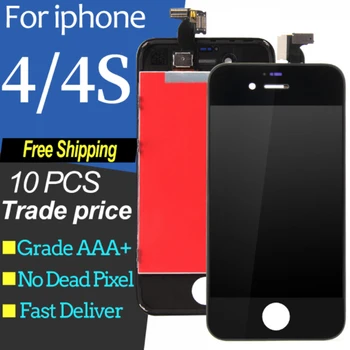 10PCS For iPhone 4s LCD Display Touch Screen Assembly 3.5" Inch factory supply Replacement For iPhone 4 LCD Screen
10PCS For iPhone 4s LCD Display Touch Screen Assembly 3.5" Inch factory supply Replacement For iPhone 4 LCD Screen
