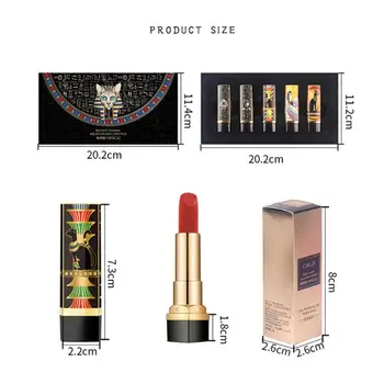 Matte Lipstick Set Waterproof Non-stick Cup 24Hours Not Fade Easy To Color Lipstick Kit
Matte Lipstick Set Waterproof Non-stick Cup 24Hours Not Fade Easy To Color Lipstick Kit