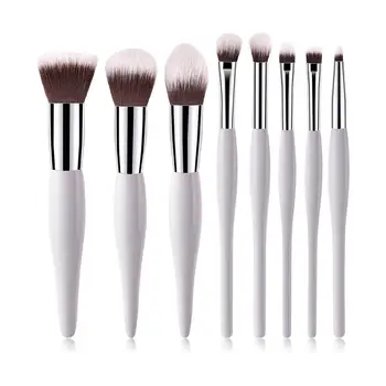 8pcs Makeup Brush Set for Foundation Powder Blusher Cosmetic Eyeshadow Blending Concealer Contour Face Beauty Make Up Tool
