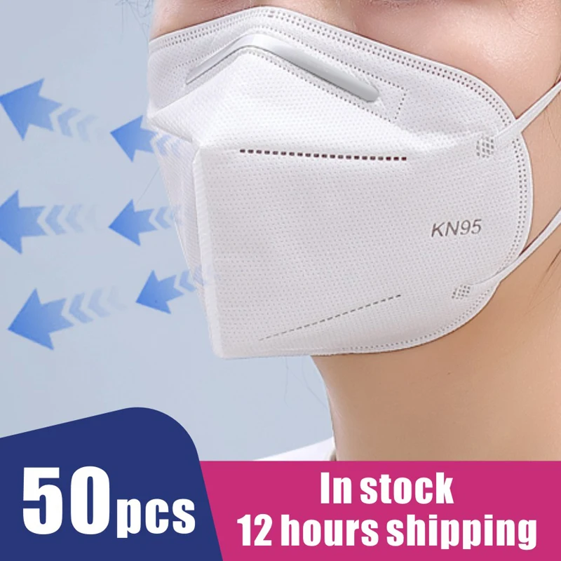 50 pcs Medical KN95 surgical Protection Breathable Face Masks Filtration N95 Masks Features as KF94 FFP2
50 pcs Medical KN95 surgical Protection Breathable Face Masks Filtration N95 Masks Features as KF94 FFP2