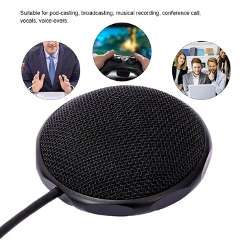 Omnidirectional Pickup USB Condenser Microphone Drive free Computer Microphone for Pod-casting Recording Voice-oversMeeting
Omnidirectional Pickup USB Condenser Microphone Drive free Computer Microphone for Pod-casting Recording Voice-oversMeeting