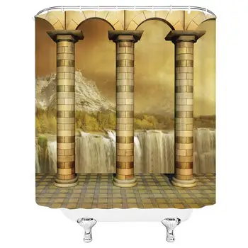 Waterfall Shower Curtain Sets European Arched Roman Column Cloth Fabric Polyester Bathroom Decoration 70×70 Inch with Hook Hole
Waterfall Shower Curtain Sets European Arched Roman Column Cloth Fabric Polyester Bathroom Decoration 70×70 Inch with Hook Hole