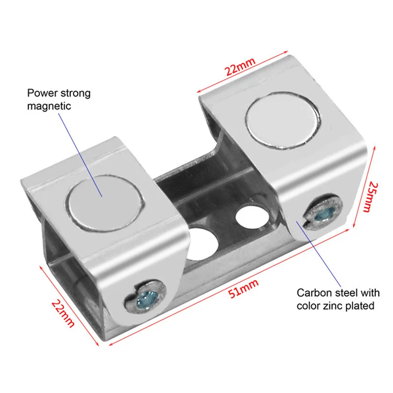 Adjustable V-Type Fixture Clamp Magnetic Tab Holder Welding Panel Corner Butt Clamps Tools DC120
Adjustable V-Type Fixture Clamp Magnetic Tab Holder Welding Panel Corner Butt Clamps Tools DC120