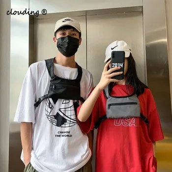 Work Suit Vest Bag Fashion Sports Hip Hop Reflective Double Shoulder Chest Bag Backpack Man/Women 
Work Suit Vest Bag Fashion Sports Hip Hop Reflective Double Shoulder Chest Bag Backpack Man/Women