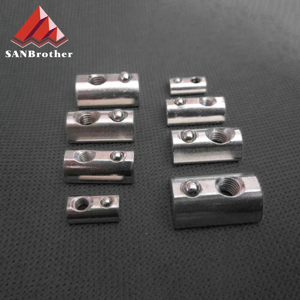 Half round nut M3 M4 M5 M6 nut shrapnel steel ball nut block for EU standard 20 aluminum profile elastic nut 10pcs
Half round nut M3 M4 M5 M6 nut shrapnel steel ball nut block for EU standard 20 aluminum profile elastic nut 10pcs