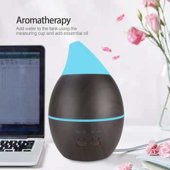 KAIPUTE 300ml Ultrasonic Air Humidifier Diffuser Aromatherapy Aroma Oil Diffuser Mist Maker Electric Aroma Humidifier Wood Grain
KAIPUTE 300ml Ultrasonic Air Humidifier Diffuser Aromatherapy Aroma Oil Diffuser Mist Maker Electric Aroma Humidifier Wood Grain