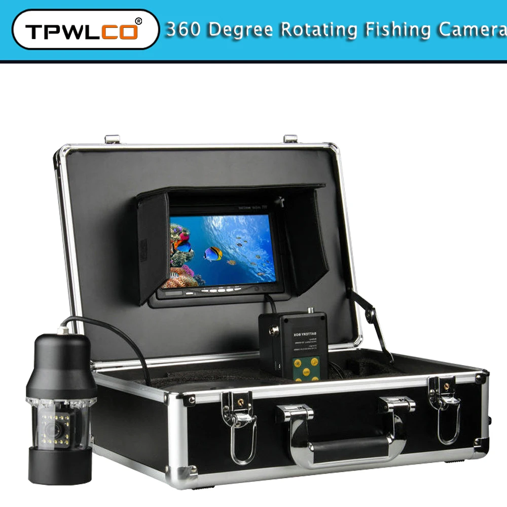 

20m Underwater Fishing Camera HD 1000TVL Fish Finder System with Video Recording 360 Degree Rotating Camera Waterproof