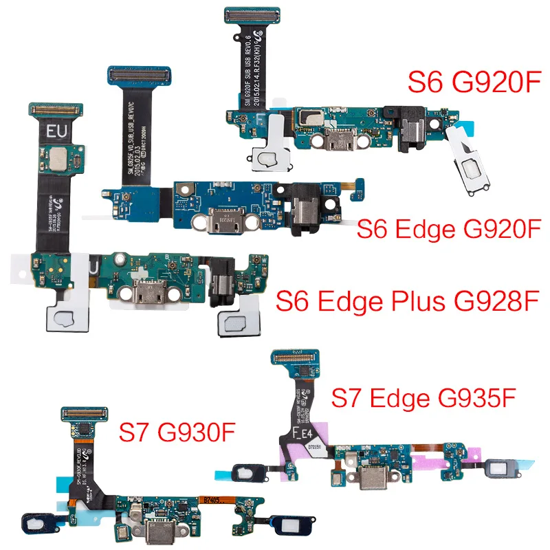 1 шт. для Samsung Galaxy S5 S6 S7 Edge S8 S9 Plus 920F G928F G930F G935F G950FCharger зарядный порт док станция USB
