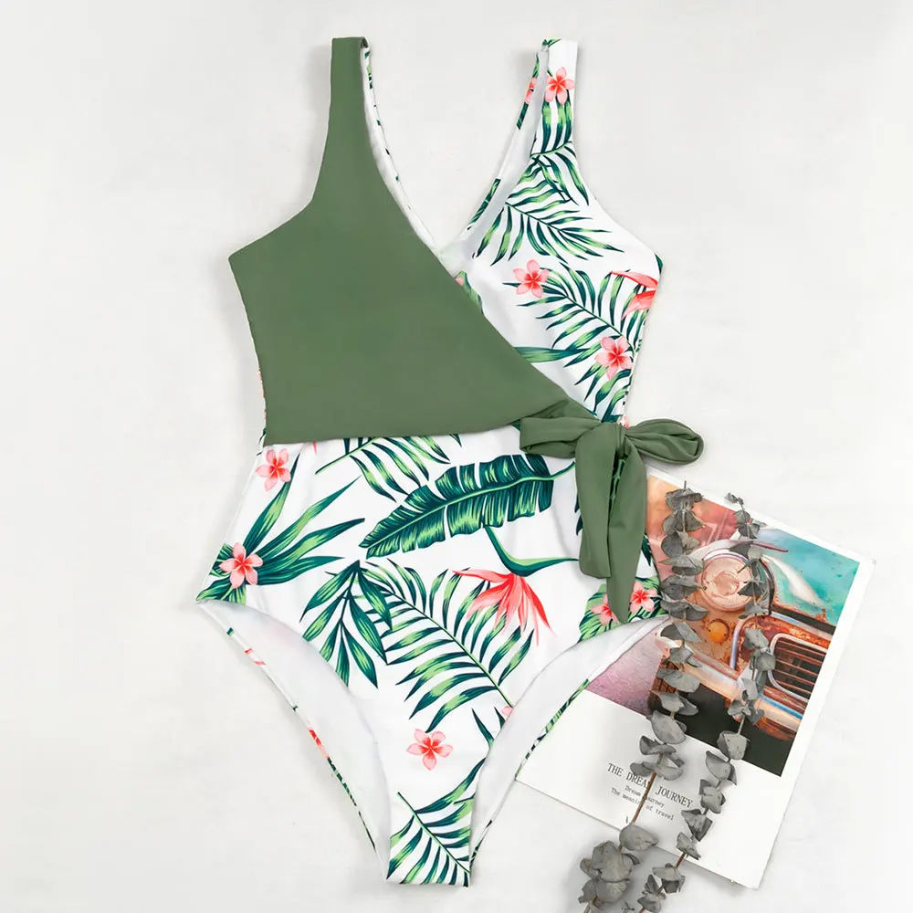 ワンピース水着 [LOOP LOOP] Bohemian Patchwork One-Piece Swimsuit : 2Type LOOP LOOP] Bohemian Patchwork One-Piece Swimsuit : 2Type