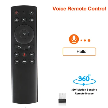 G20 Voice Remote Control 2.4G Wireless Fly Air Mouse Keyboard G20S Motion Sensor Gyro Remote Control For Android TV Box PC
G20 Voice Remote Control 2.4G Wireless Fly Air Mouse Keyboard G20S Motion Sensor Gyro Remote Control For Android TV Box PC