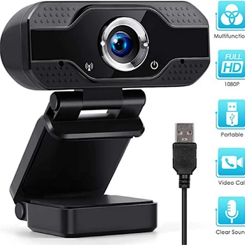 USB Webcam Computer Network Live Camera 1080P Full HD Desktop Web Camera with Microphone for Laptop PC Computer Video Accessory
USB Webcam Computer Network Live Camera 1080P Full HD Desktop Web Camera with Microphone for Laptop PC Computer Video Accessory