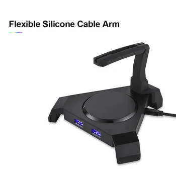 MOTOSPEED Q20 Cable Holder Gaming Mouse Bungee with 4 Port USB Hub 4 LED Color Modes RGB Lighting Wire&Cord Management
MOTOSPEED Q20 Cable Holder Gaming Mouse Bungee with 4 Port USB Hub 4 LED Color Modes RGB Lighting Wire&Cord Management
