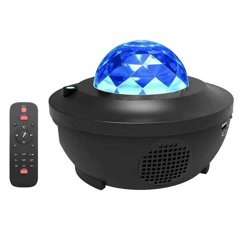 LIXF 4W Bluetooth Music Speaker LED Projector Light Loudspeaker Wireless Star Night Light Music Speaker Starry Water Wave Projec
LIXF 4W Bluetooth Music Speaker LED Projector Light Loudspeaker Wireless Star Night Light Music Speaker Starry Water Wave Projec