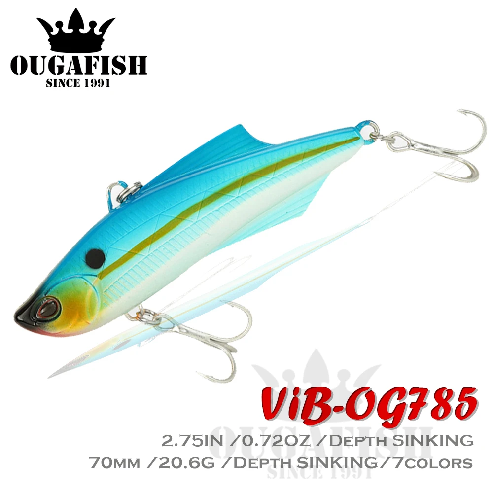 Vib Fishing Lure Bait Weights 20.6g/7cm Bass Fishing Full Swimming Layer Saltwater Lures Articulos De Pesca Isca Artificial
Vib Fishing Lure Bait Weights 20.6g/7cm Bass Fishing Full Swimming Layer Saltwater Lures Articulos De Pesca Isca Artificial