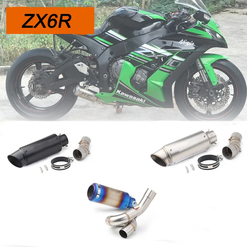 Motorcycle exhaust Muffler Modified 2004 to 2018 Years ZX10R ZX6R 636 304 Stainless Steel Midpiece Exhaust
Motorcycle exhaust Muffler Modified 2004 to 2018 Years ZX10R ZX6R 636 304 Stainless Steel Midpiece Exhaust