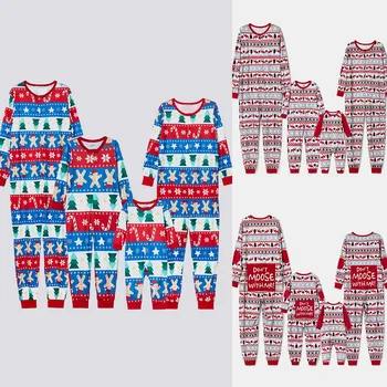 Christmas Parent-child Outfits Printed O-Neck Long-sleeved Trousers Family Sleepwear 2020 Fashion Trousers Family Activity Set
Christmas Parent-child Outfits Printed O-Neck Long-sleeved Trousers Family Sleepwear 2020 Fashion Trousers Family Activity Set
