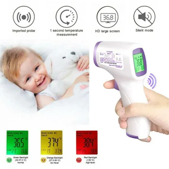 Infrared Digital Baby Adult Forehead Thermometer Contactless Temperature Easy Operation Surface Temperature
Infrared Digital Baby Adult Forehead Thermometer Contactless Temperature Easy Operation Surface Temperature
