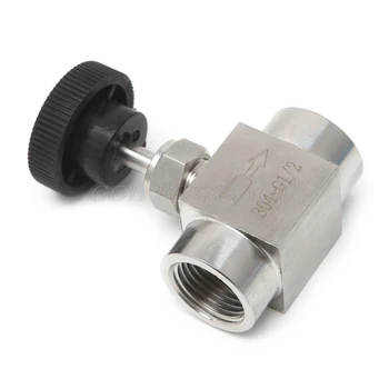 Needle Valve Female Thread 304 Stainless Steel Flow Control Shut Off 915 PSI
Needle Valve Female Thread 304 Stainless Steel Flow Control Shut Off 915 PSI
