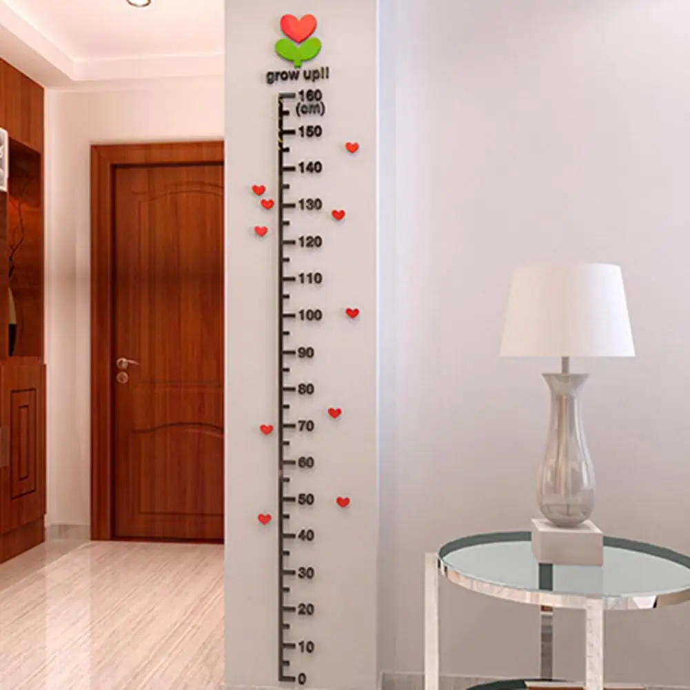 Acrylic Children Cartoon Measuring Height Tools Tree Sprouts Heart Height Chart Wall Sticker Kid Bedroom Decal Home Decor Hogar 
Acrylic Children Cartoon Measuring Height Tools Tree Sprouts Heart Height Chart Wall Sticker Kid Bedroom Decal Home Decor Hogar