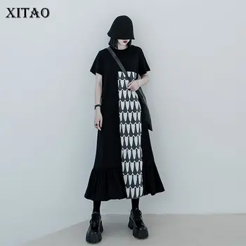XITAO Patchwork Pleated Dress Lace Patchwork Mesh Patchwork 2020 Spring Elegant Goddess Fan Pullover Style Loose Dress XJ4480
XITAO Patchwork Pleated Dress Lace Patchwork Mesh Patchwork 2020 Spring Elegant Goddess Fan Pullover Style Loose Dress XJ4480
